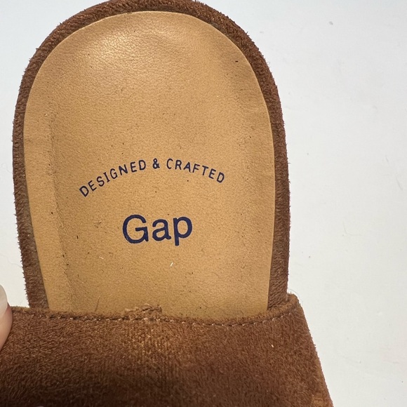 GAP PEEP TOE SUEDE HEELS SZ 8 - Picture 7 of 7